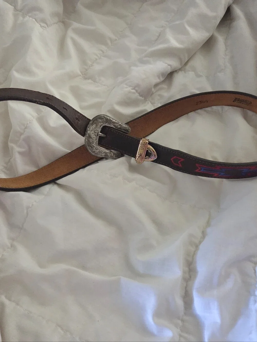 70s/80s Vintage TEX TAN Leather Belt